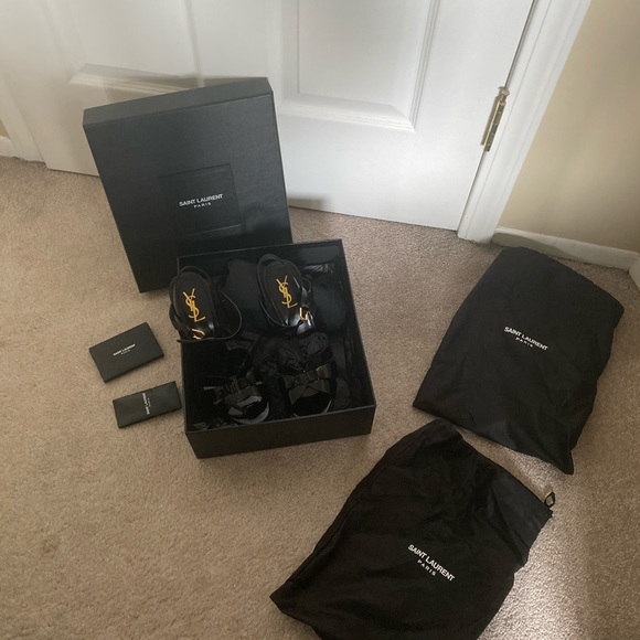 Saint Laurent Tribute Sandals - Picture 6 of 7